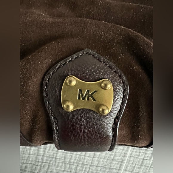 Michael by Michael Kors - Suede and leather handbag - Picture 8 of 14